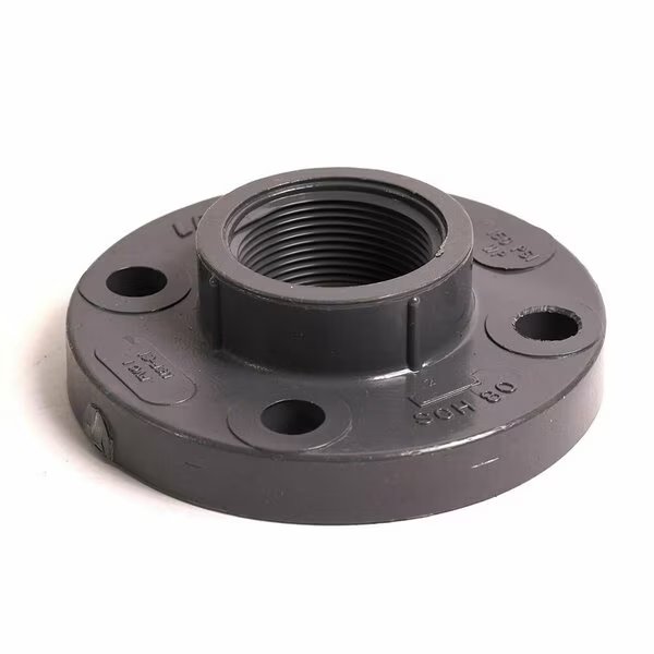 1-1/2 Inch Threaded PVC Floor Flange SCH 80, Thrifco Plumbing, Mfr#: 8216418